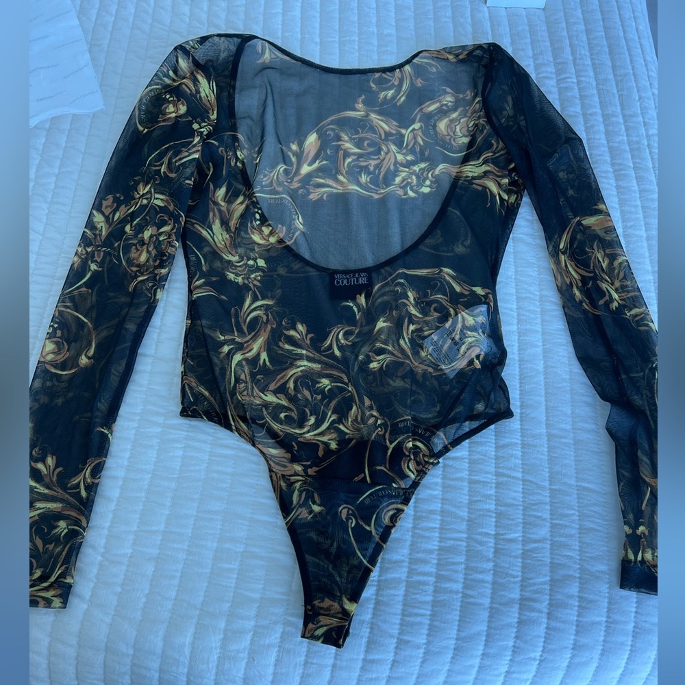Versace mesh bodysuit